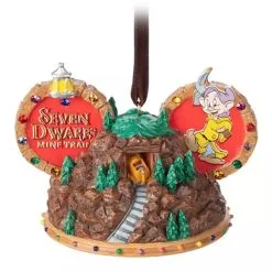 Disney Ears Hat Ornament - Seven Dwarfs Mine Train
