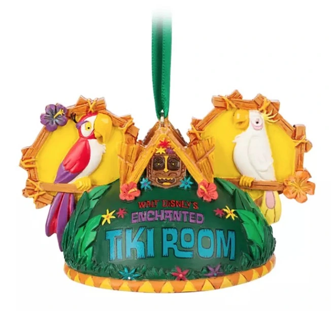 Disney Ears Hat Ornament - Enchanted Tiki Room 1 Disney Ears Hat Ornament - Enchanted Tiki Room