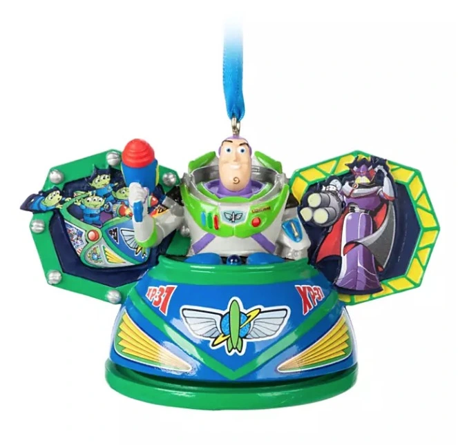 Disney Ears Hat Ornament - Buzz Lightyear Space Ranger Spin 1 Disney Ears Hat Ornament - Buzz Lightyear Space Ranger Spin