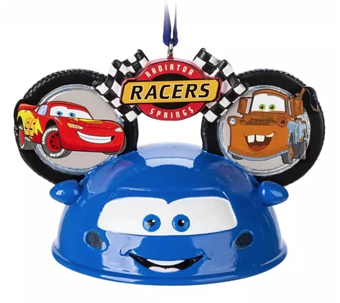 Disney Ears Hat Ornament - Radiator Springs Racers - Light-Up 1 Disney Ears Hat Ornament - Radiator Springs Racers - Light-Up
