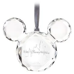 Disney Christmas Ornament - Crystal Mickey Icon - Walt Disney World
