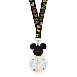 Disney Glow Lanyard - 2018 Halloween - Mickey Mouse And Friends