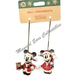 Disney Bell Ornament Set - Turn Of The Century - Mickey And Minnie