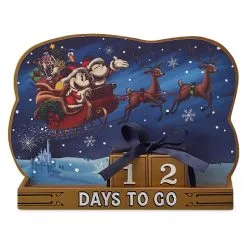 Disney Holiday Countdown Calendar - Santa Mickey And Minnie Mouse