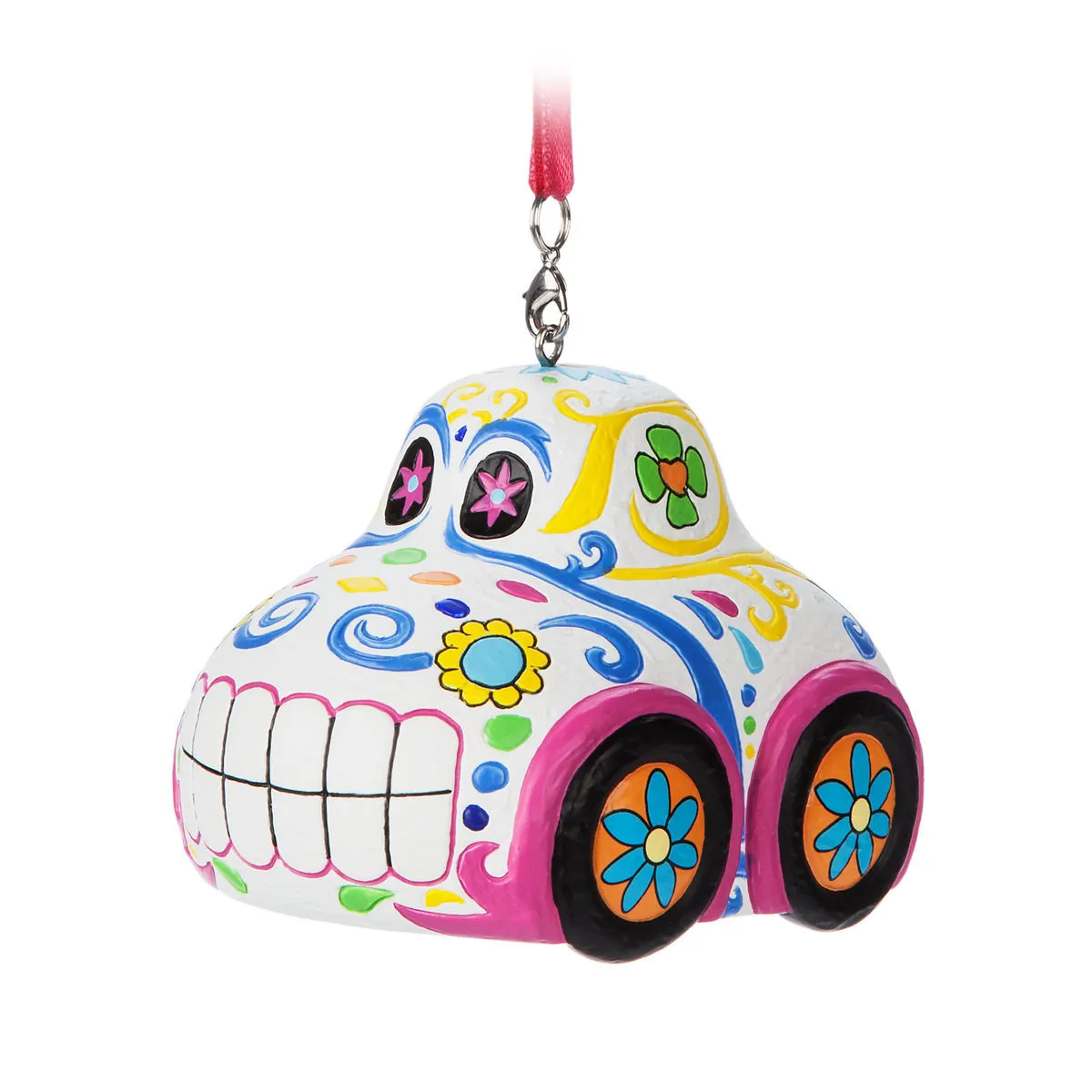 Disney Christmas Ornament - Sugar Skull Car - Cars 1 Disney Christmas Ornament - Sugar Skull Car - Cars