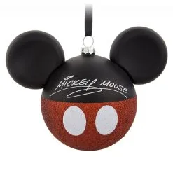 Disney Christmas Ornament - Mickey Mouse Ears - Signature