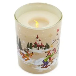 Disney Light Up Candle - Holiday Mickey Mouse And Friends