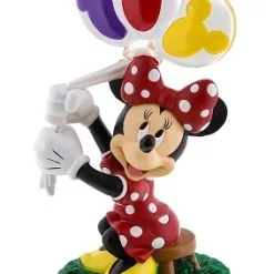 Disney Photo Clip Figurine - Minnie Mouse With Balloons