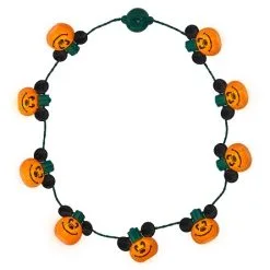 Disney Glow Necklace - Mickey Mouse Pumpkins