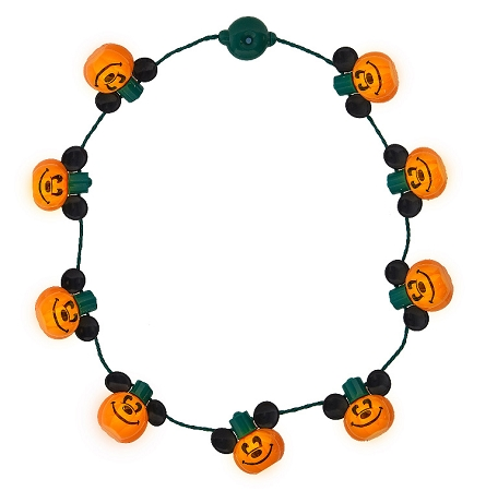 Disney Glow Necklace - Mickey Mouse Pumpkins 1 Disney Glow Necklace - Mickey Mouse Pumpkins