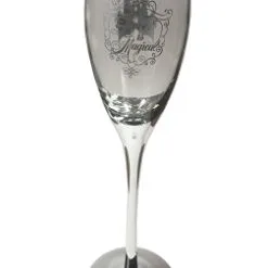 Disney Glass Flute - Wedding - Love Is Magical - Castle