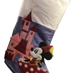 Disney Christmas Stocking - Minnie Mouse And Castle