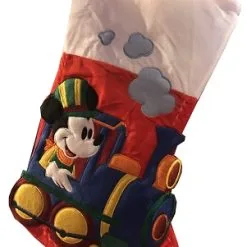 Disney Christmas Stocking - Walt Disney World Railroad - Mickey Mouse