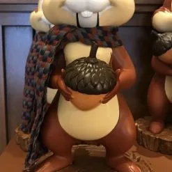 Disney Nutcracker Figure - Chip Holding A Acorn - 14"H