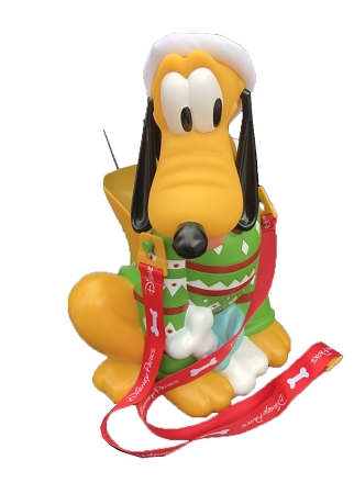 Disney Popcorn Bucket - Santa Pluto - Green Ugly Sweater 1 Disney Popcorn Bucket - Santa Pluto - Green Ugly Sweater