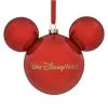 Disney Christmas Ornament - Mickey Mouse Icon - Red Walt Disney World