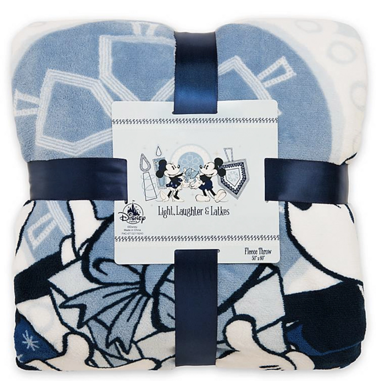 Disney Fleece Throw - Mickey And Minnie Mouse Chanukah 1 Disney Fleece Throw - Mickey And Minnie Mouse Chanukah