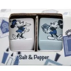 Disney Salt And Pepper Set - Mickey And Minnie Chanukah Dreidel
