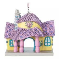 Disney Figurine Ornament - Minnie Mouse House - Toon Town