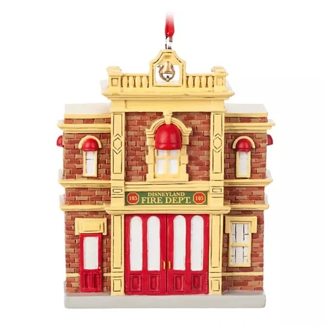 Disney Figurine Ornament - Main Street U.S.A. Firehouse 1 Disney Figurine Ornament - Main Street U.S.A. Firehouse