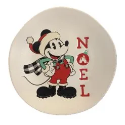 Disney Dessert Plate - Holiday Mickey - Noel