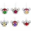 Disney Mickey Ears Ornament Set - Mickey Mouse Icon Indents - Mini