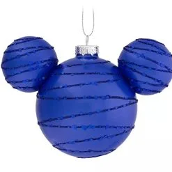 Disney Mickey Ears Icon Ornament - Mickey Mouse Icon - Cobalt