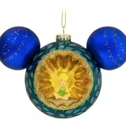 Disney Mickey Ears Icon Ornament - Tinker Bell And Peter Pan