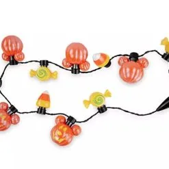 Disney Light Up Necklace - 2020 Halloween -Mickey Pumpkins & Candy