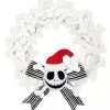 Disney Wreath - Santa Jack Skellington - Nightmare Before Christmas