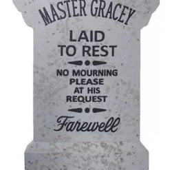 Disney Tombstone Replica - Master Gracey Garden Tombstone
