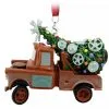 Disney Figurine Ornament - Tow Mater Hauling Christmas Tree - Cars