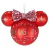 Disney Mickey Ears Icon Ornament - Minnie Mouse - Naughty List