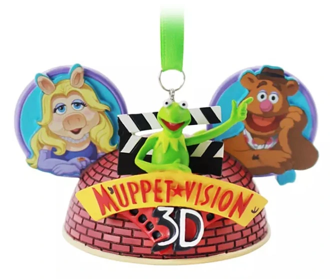 Disney Ears Hat Ornament - Muppet Vision 3D 1 Disney Ears Hat Ornament - Muppet Vision 3D