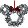 Disney Wreath - Holiday Mickey Mouse Icon - Silver