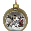 Disney Glass Ball Ornament - Mickey Mouse Light-Up - Silver & Gold