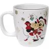 Disney Coffee Mug - Holiday Mickey & Minnie - Under The Mistletoe