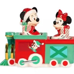 Disney Salt & Pepper Set - Mickey & Minnie Holiday Train