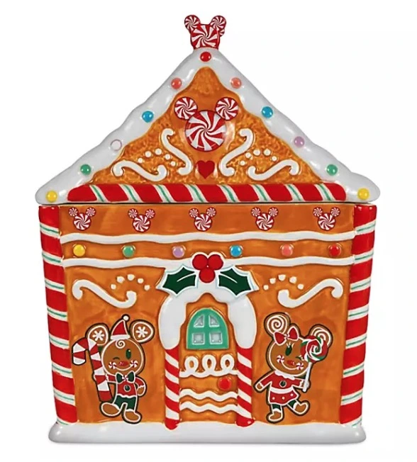 Disney Cookie Jar - Mickey & Minnie Gingerbread House 1 Disney Cookie Jar - Mickey & Minnie Gingerbread House