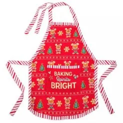Disney Apron - Holiday Mickey & Minnie - Baking Spirits Bright
