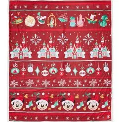 Disney Throw Blanket - Mickey Mouse Holiday - Disney Parks