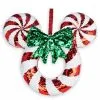 Disney Door Hanger - Holiday Mickey Peppermint - Sequined