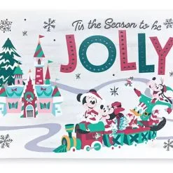 Disney Light Up Sign - Holiday Mickey And Friends - Jolly