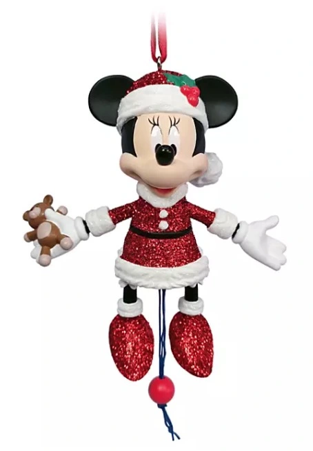 Disney Figurine Ornament - Santa Minnie Mouse Articulated 1 Disney Figurine Ornament - Santa Minnie Mouse Articulated