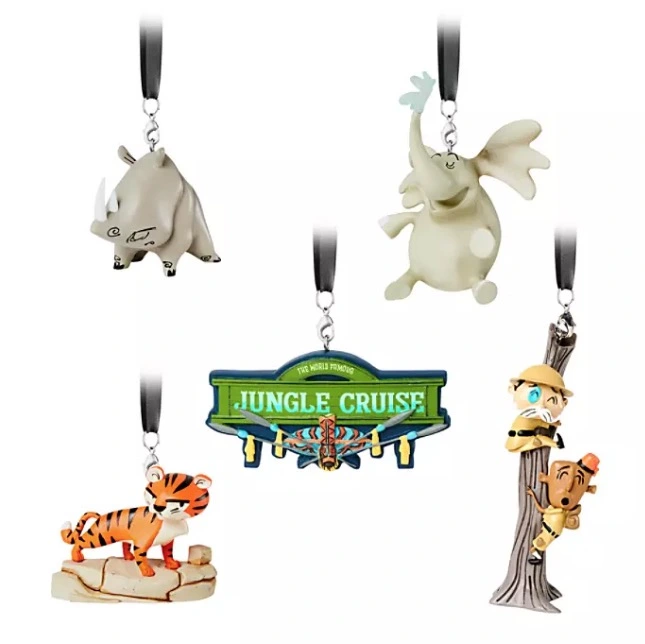 Disney Ornament Set - Jungle Cruise Figural 1 Disney Ornament Set - Jungle Cruise Figural