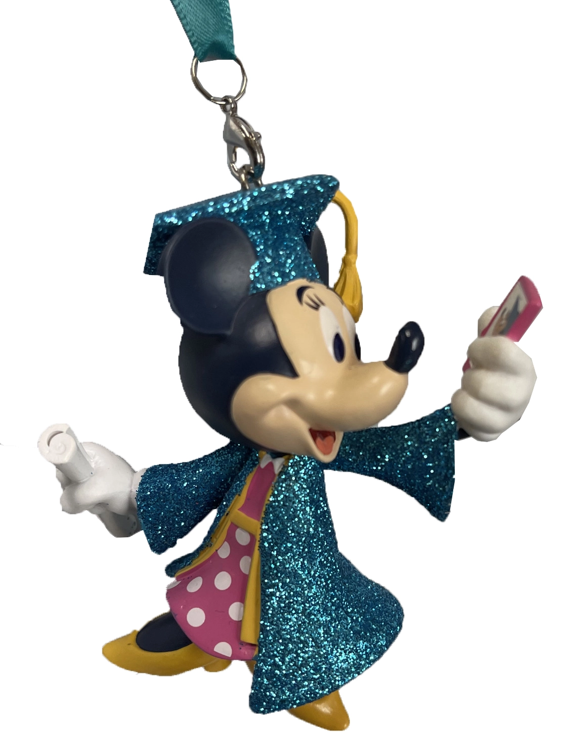 Disney Figurine Ornament - Graduation Minnie - Selfie 1 Disney Figurine Ornament - Graduation Minnie - Selfie