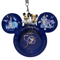 Disney Photo Frame Ornament - 50th Anniversary - Mickey & Minnie