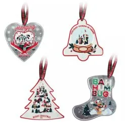 Disney Ornament Set - 2021 Holiday - Walt's Holiday Lodge - Metal