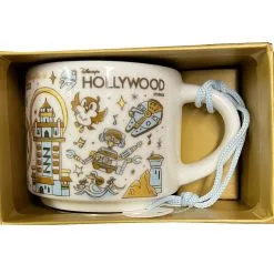 Disney Starbucks Mug Ornament - 50th Anniversary - Hollywood Studios