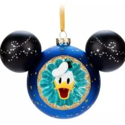 Disney Mickey Ears Icon Ornament - Donald Duck Sunburst